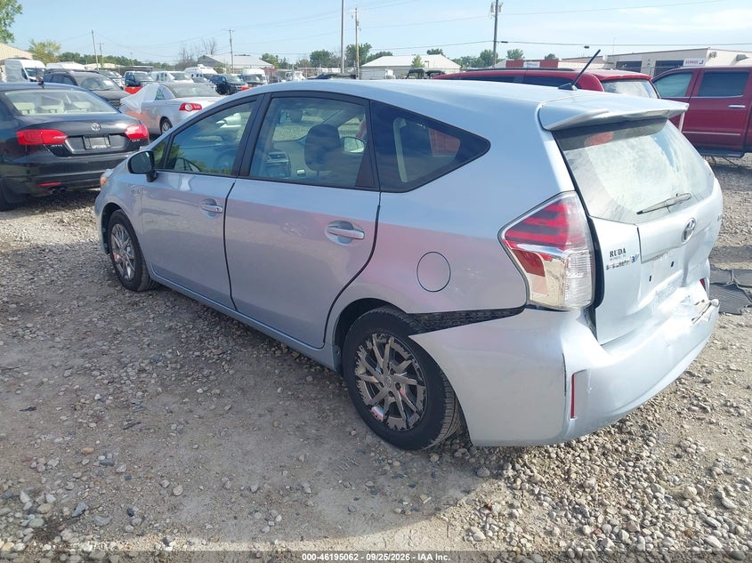 Vin: jtdzn3eu6fj024554, lot: 46694946, toyota prius v two 20153