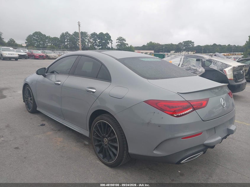 Vin: w1k5j4gb4mn155103, lot: 46694984, mercedes-benz cla 250 20213