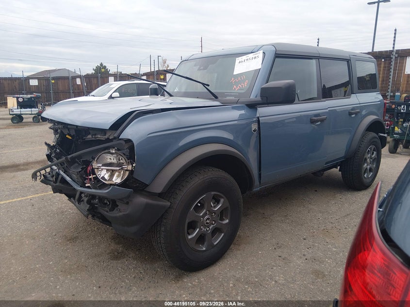 Vin: 1fmde7bh7slb53664, lot: 46694989, ford bronco big bend 20252