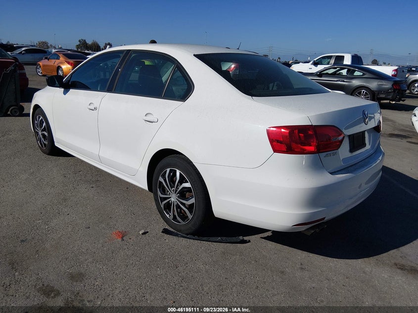 Vin: 3vw2k7aj6bm010175, lot: 46694996, volkswagen jetta s 20113