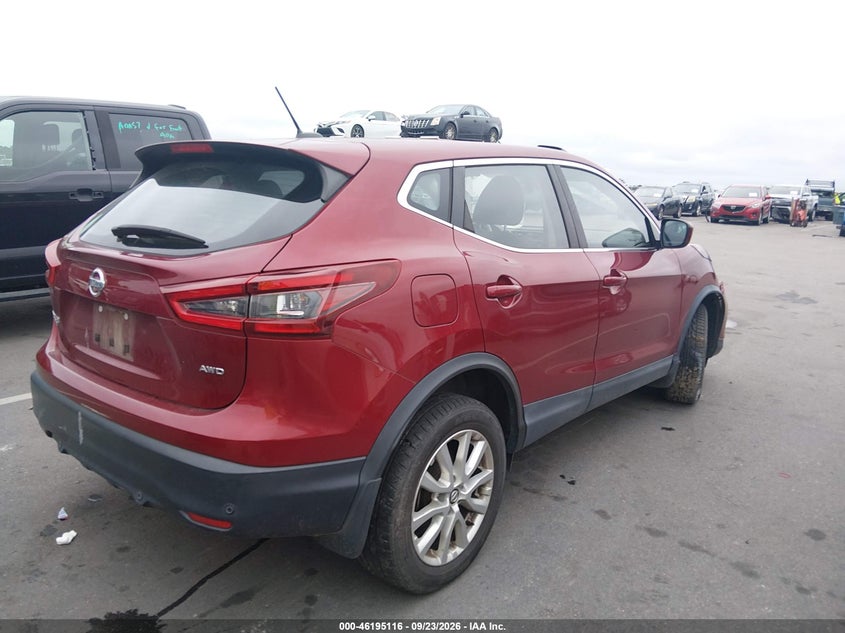 Vin: jn1bj1aw3mw453128, lot: 46695000, nissan rogue sport s awd xtronic cvt 20214