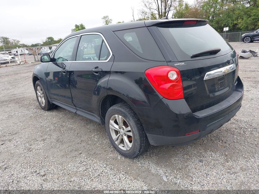 Vin: 2gnalbekxd6275445, lot: 46695004, chevrolet equinox ls 20133