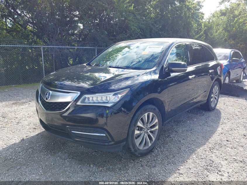 2014 Acura MDX, Удар ззаду, IAAI, VIN 5FRYD4H4XEB024951 — фото 2