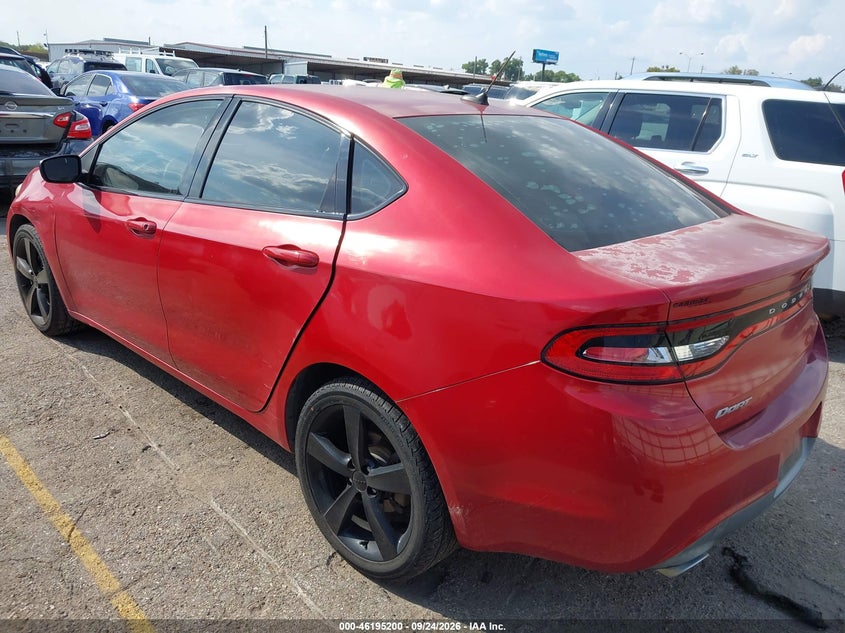 Vin: 1c3cdfbb5gd578718, lot: 46695084, dodge dart sxt 20163