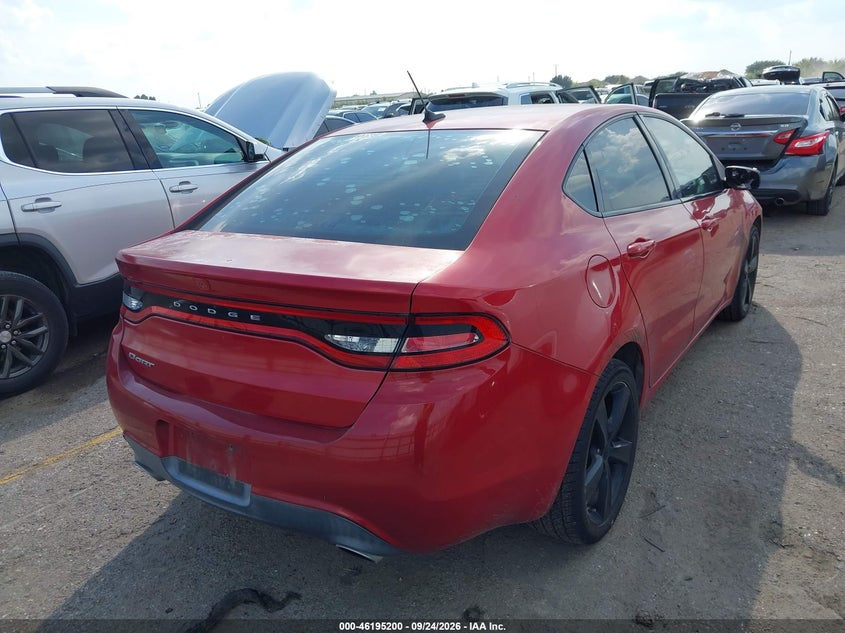 Vin: 1c3cdfbb5gd578718, lot: 46695084, dodge dart sxt 20164