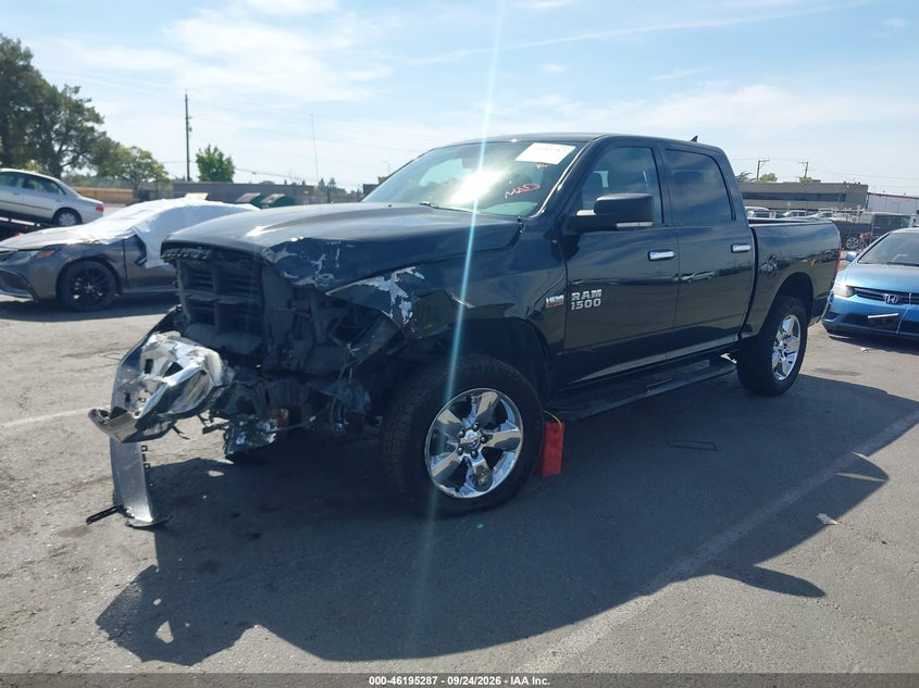 Vin: 1c6rr7lt0js323845, lot: 46695171, ram 1500 big horn 20182