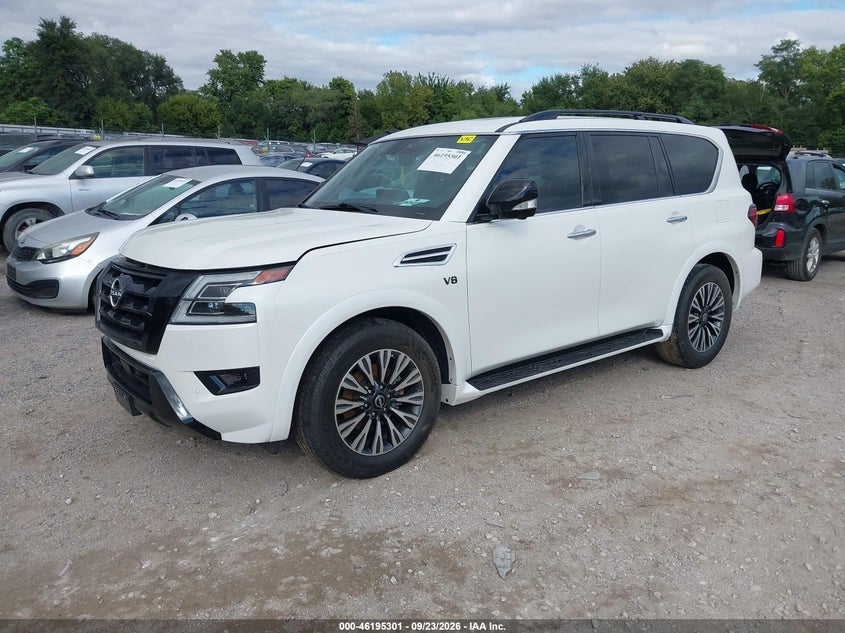 Vin: jn8ay2ba7m9374643, lot: 46695185, nissan armada sl 20212
