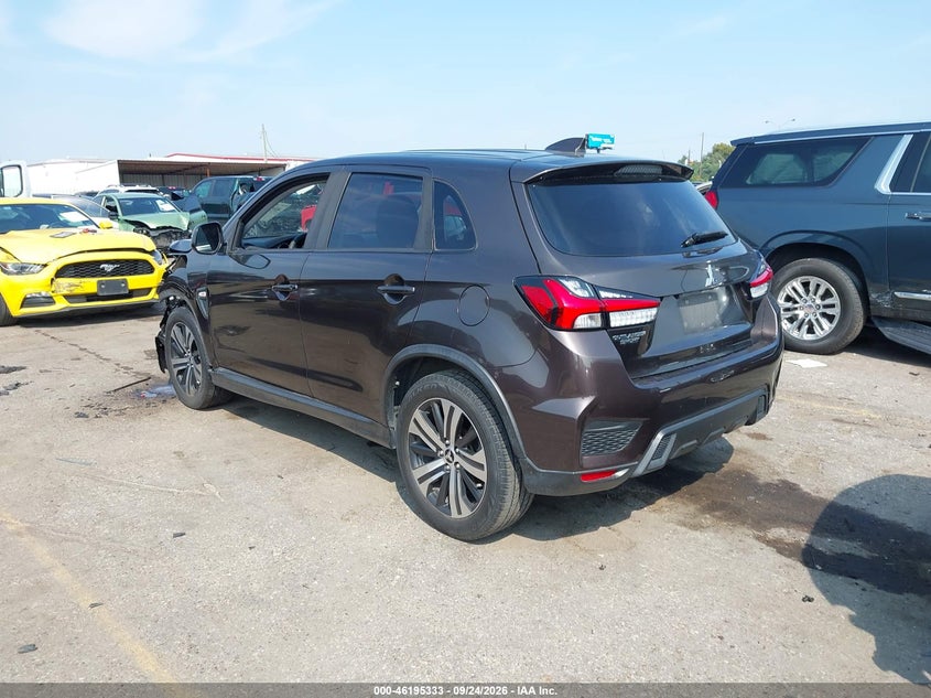 Vin: ja4ap3au9lu012464, lot: 46695217, mitsubishi outlander sport 2.0 es 20203