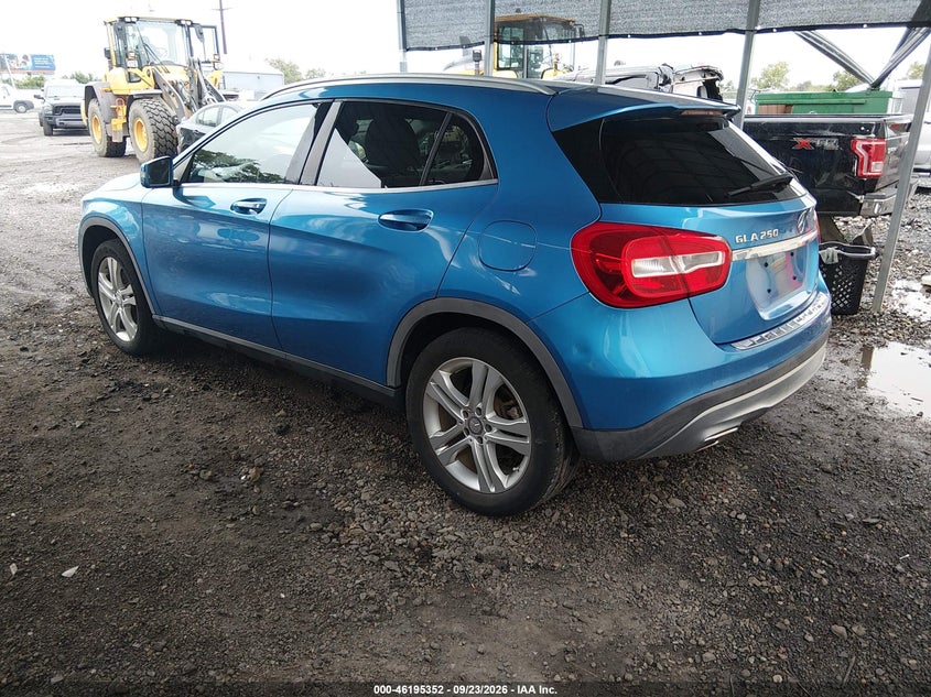 Vin: wdctg4gb3fj062853, lot: 46695236, mercedes-benz gla 250 4matic 20153