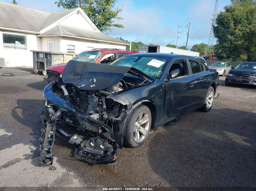Vin: 2c3cdxhg6jh125887, lot: 46695261, dodge charger sxt plus rwd 20182