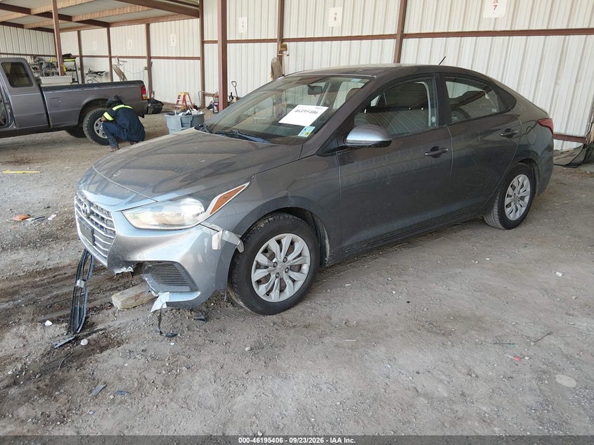 Vin: 3kpc24a35ke076640, lot: 46695290, hyundai accent se 20192