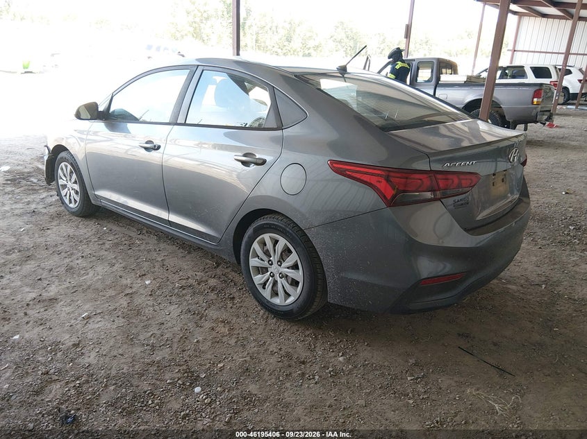 Vin: 3kpc24a35ke076640, lot: 46695290, hyundai accent se 20193