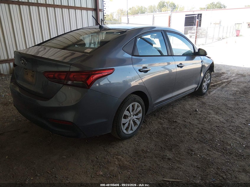 Vin: 3kpc24a35ke076640, lot: 46695290, hyundai accent se 20194