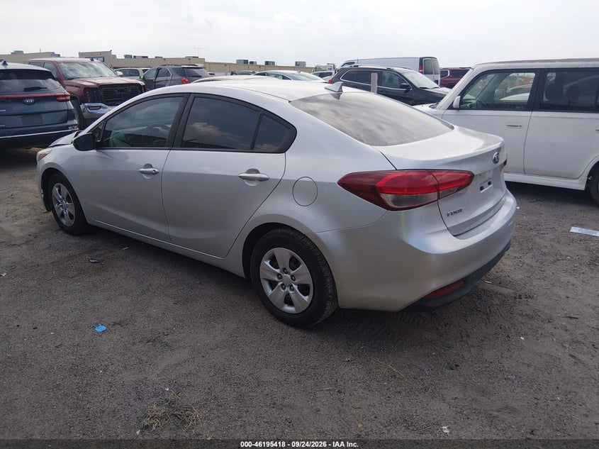 Vin: 3kpfl4a78he074368, lot: 46695302, kia forte lx 20173