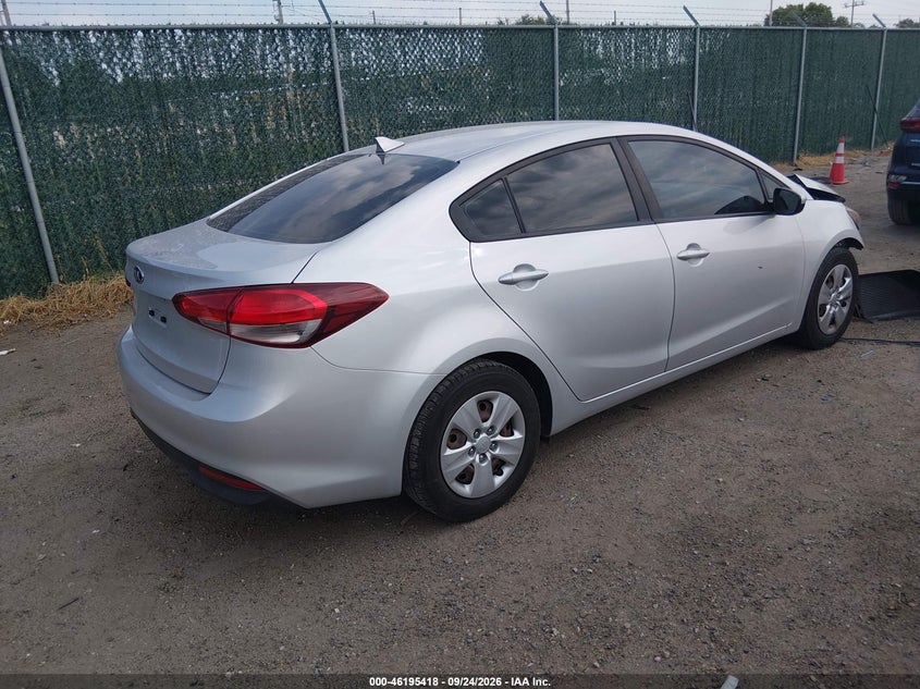 Vin: 3kpfl4a78he074368, lot: 46695302, kia forte lx 20174