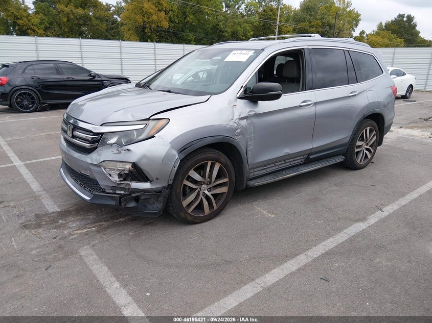 Vin: 5fnyf5h94gb017901, lot: 46695305, honda pilot touring 20162