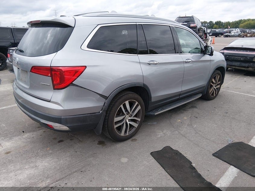 Vin: 5fnyf5h94gb017901, lot: 46695305, honda pilot touring 20164