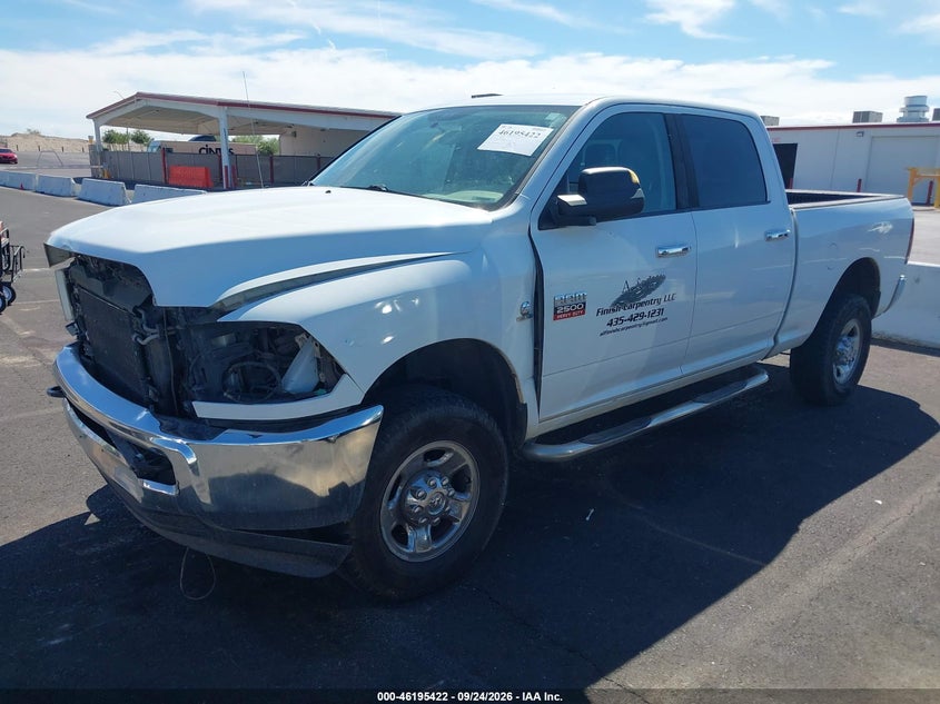 RAM 2500 2012 VIN 3C6UD5DL6CG154520