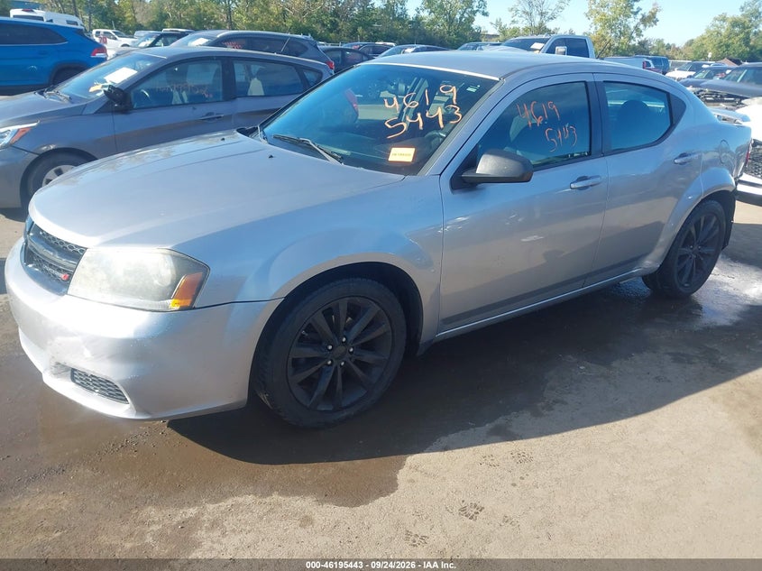 Vin: 1c3cdzab6en222613, lot: 46695327, dodge avenger se 20142