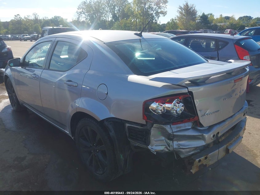 Vin: 1c3cdzab6en222613, lot: 46695327, dodge avenger se 20143