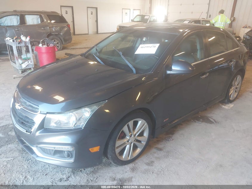 Vin: 1g1pg5sb8f7201305, lot: 46695354, chevrolet cruze ltz 20152