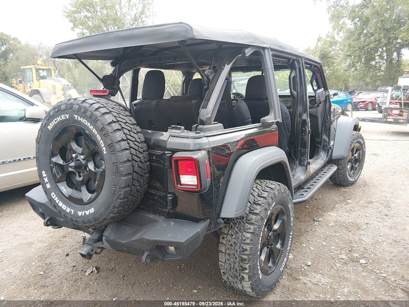 Vin: 1c4hjxdg6jw240524, lot: 46695363, jeep wrangler unlimited sport 4x4 20184