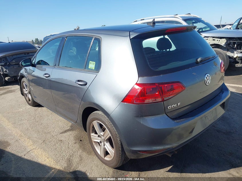 Vin: 3vw217au9hm065791, lot: 46695368, volkswagen golf tsi s 4-door/tsi se 4-door/tsi sel 4-door/tsi wolfsburg edition 4-door 20173