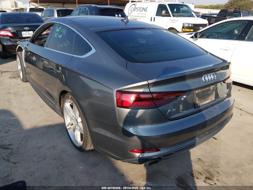 Vin: wauencf55ja135639, lot: 46695370, audi a5 sportback premium plus 20183