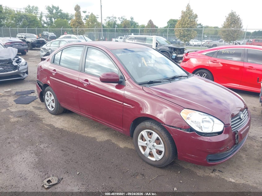 Vin: kmhcn4ac0au517738, lot: 46695385, hyundai accent gls 20101