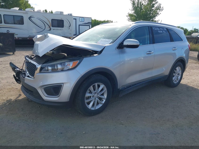 Vin: 5xypgda56jg428839, lot: 46695397, kia sorento 3.3l lx 20182