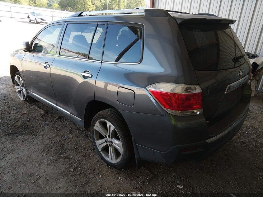 Vin: 5tdyk3eh9ds114207, lot: 46695406, toyota highlander limited 20133