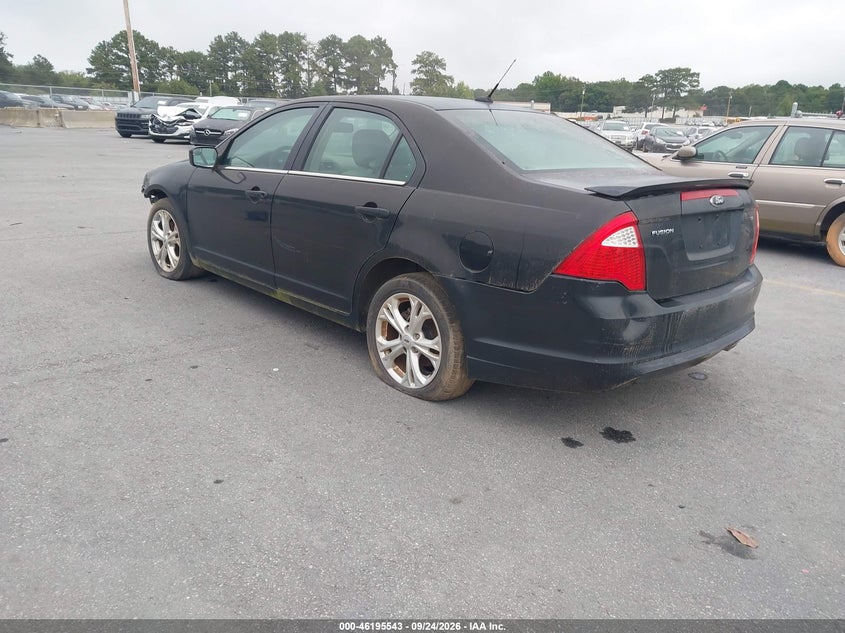 Vin: 3fahp0ha9cr388691, lot: 46695427, ford fusion se 20123