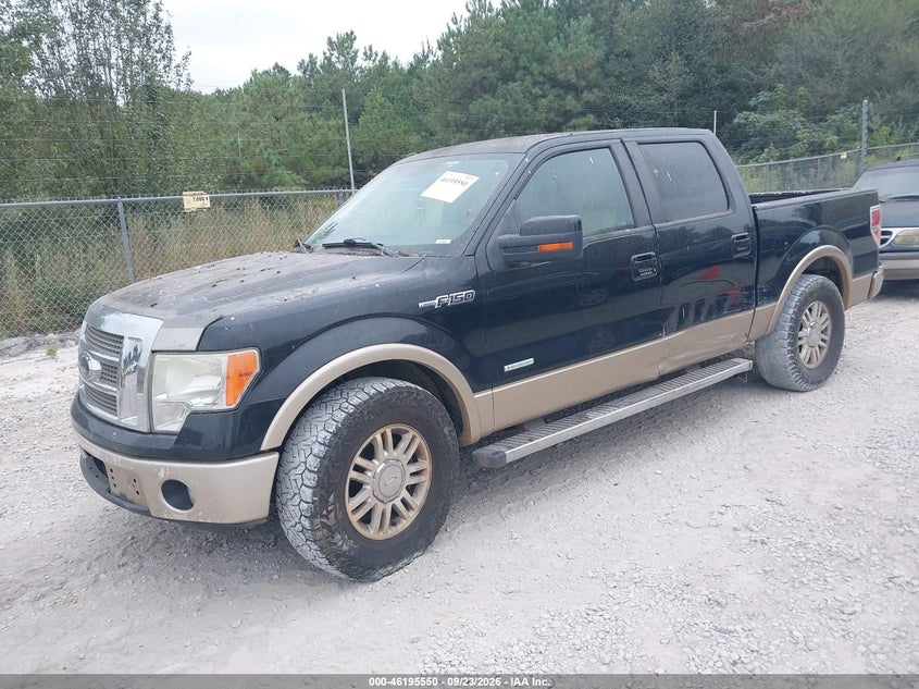 Vin: 1ftfw1ct8ckd56659, lot: 46695434, ford f-150 lariat 20122