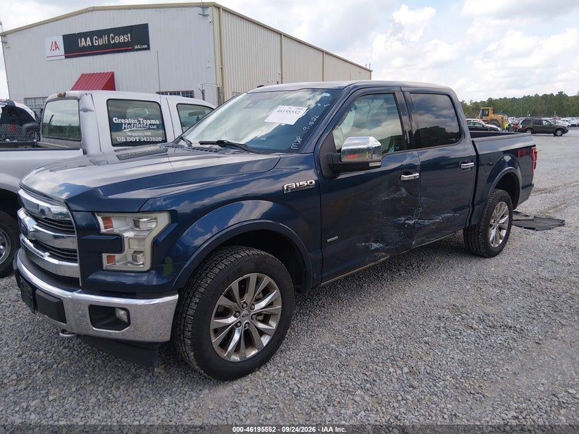 Vin: 1ftew1eg7hfa50998, lot: 46695435, ford f-150 lariat 20172