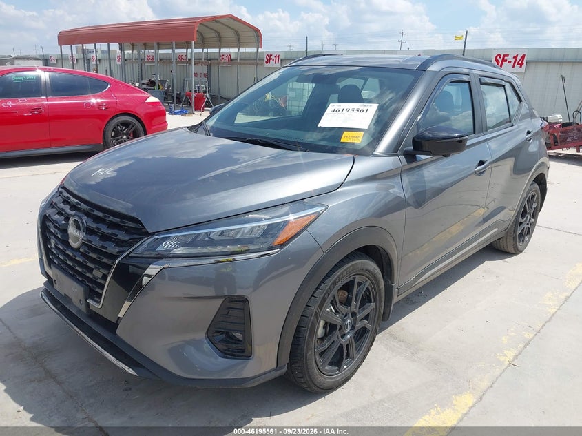 Vin: 3n1cp5dv9rl559092, lot: 46695445, nissan kicks sr xtronic cvt 20242