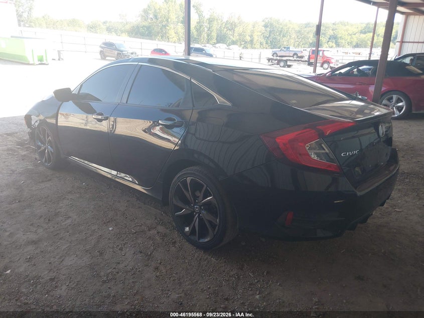 Vin: 19xfc2f87ke213497, lot: 46695452, honda civic sport 20193
