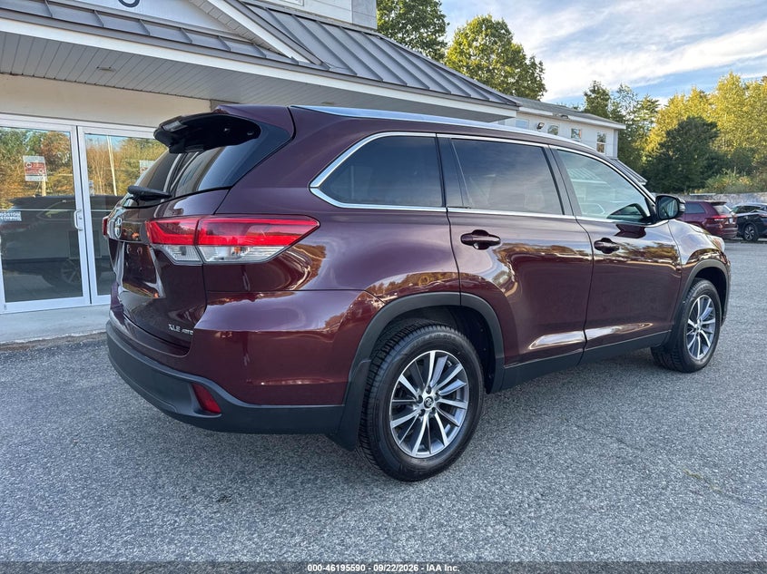 Vin: 5tdjzrfh7ks970522, lot: 46695473, toyota highlander xle 20194