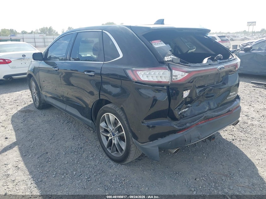 Vin: 2fmpk3k89gbc49625, lot: 46695501, ford edge titanium 20163
