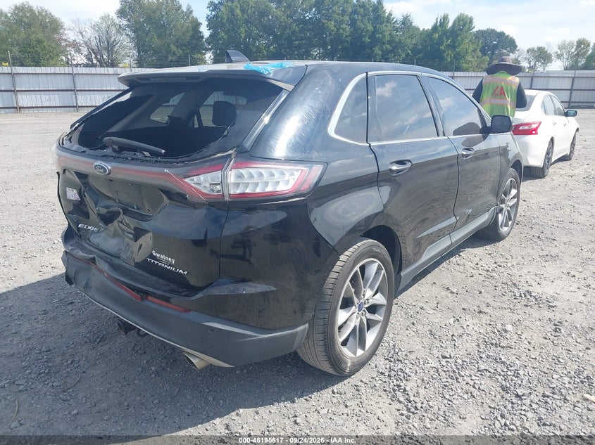 Vin: 2fmpk3k89gbc49625, lot: 46695501, ford edge titanium 20164