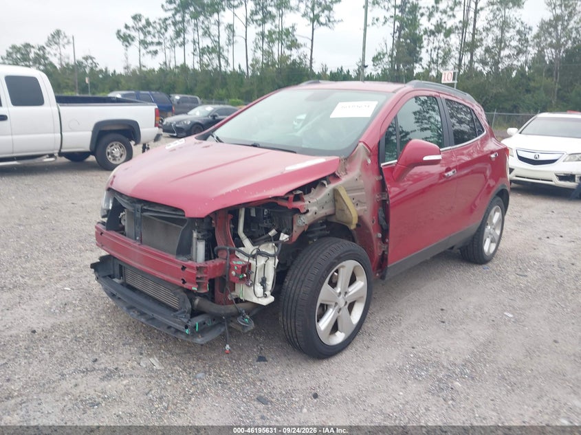 Vin: kl4cjbsb1fb045878, lot: 46695515, buick encore convenience 20152