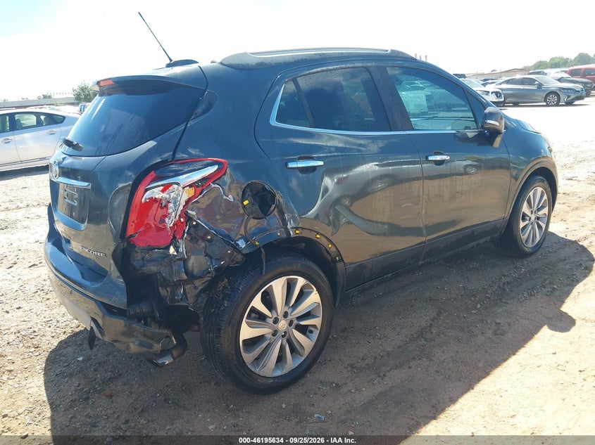 Vin: kl4cjasb0jb569140, lot: 46695518, buick encore preferred 20184