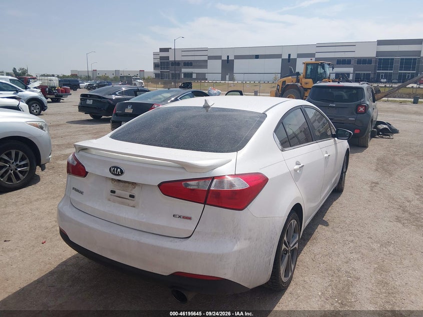 Vin: knafx4a87g5577202, lot: 46695529, kia forte ex 20164