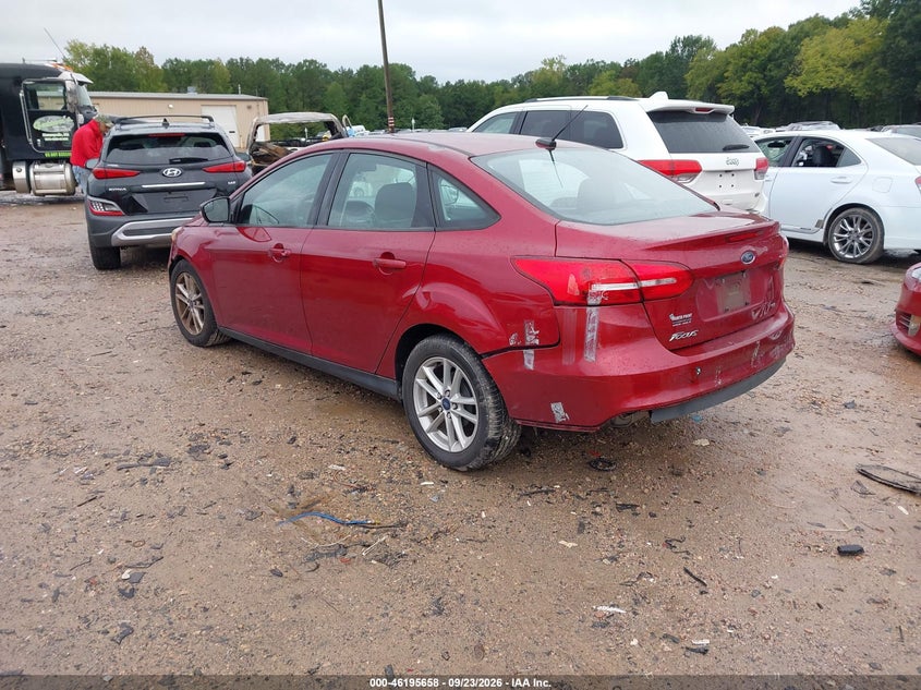 Vin: 1fadp3f20hl345875, lot: 46695543, ford focus se 20173