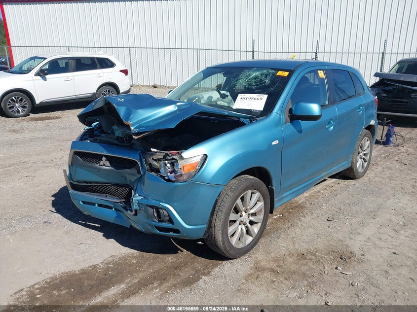Vin: ja4ar4au0bz015142, lot: 46695553, mitsubishi outlander sport se 20112