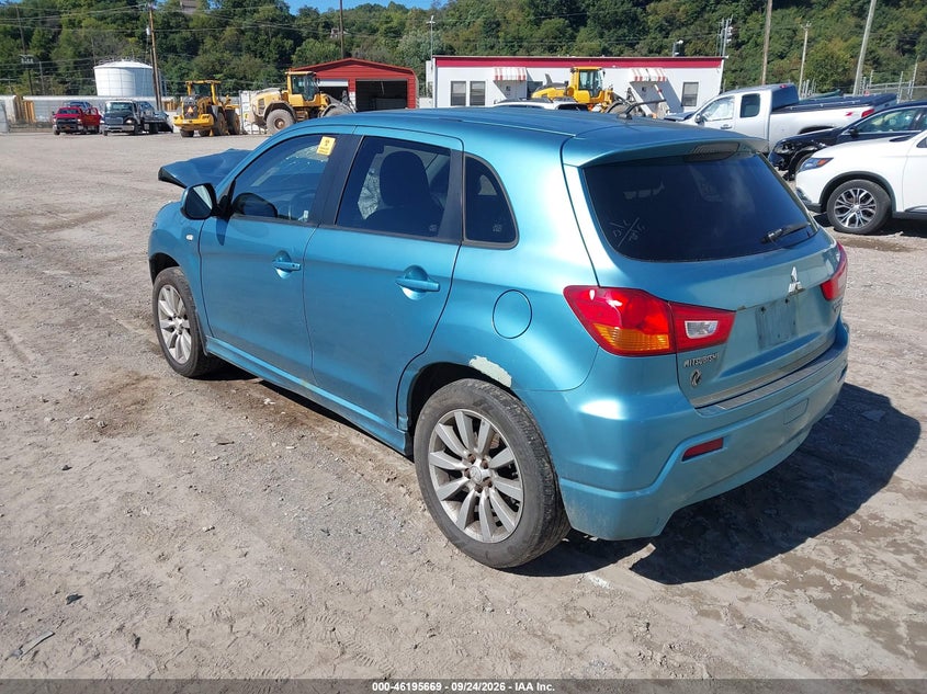Vin: ja4ar4au0bz015142, lot: 46695553, mitsubishi outlander sport se 20113