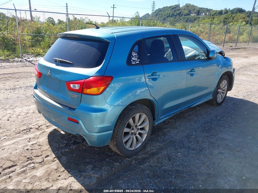 Vin: ja4ar4au0bz015142, lot: 46695553, mitsubishi outlander sport se 20114