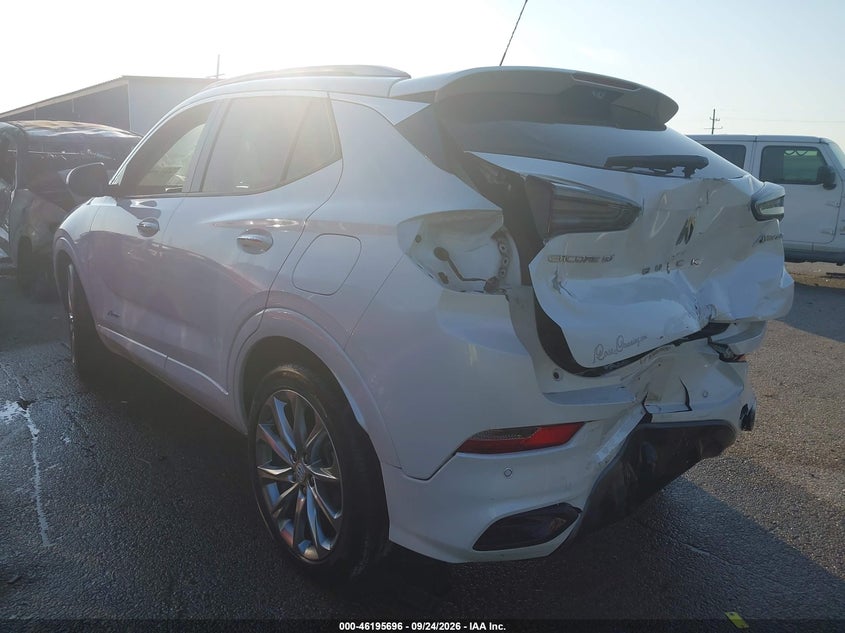 Vin: kl4amfsl7rb043068, lot: 46695580, buick encore gx avenir fwd 20243