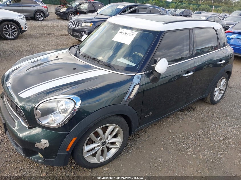 Vin: wmwzc5c57dwm15318, lot: 46695581, mini cooper s countryman 20132