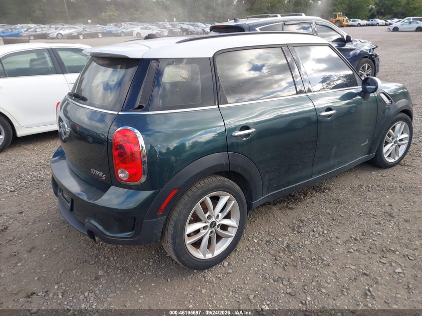 Vin: wmwzc5c57dwm15318, lot: 46695581, mini cooper s countryman 20134