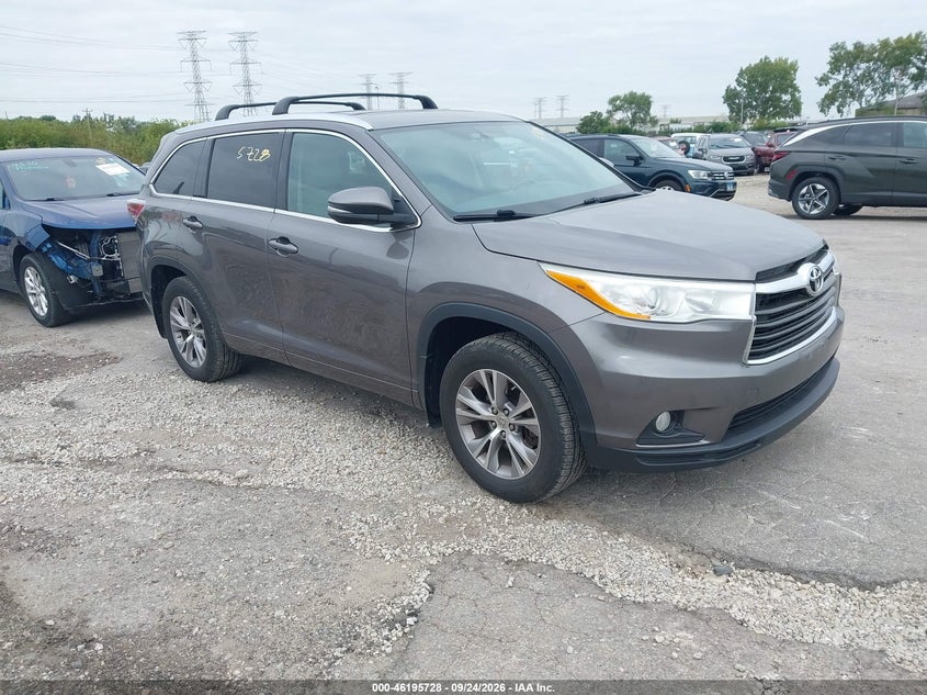 Vin: 5tdjkrfh4es041512, lot: 46695612, toyota highlander xle v6 2014 img_1